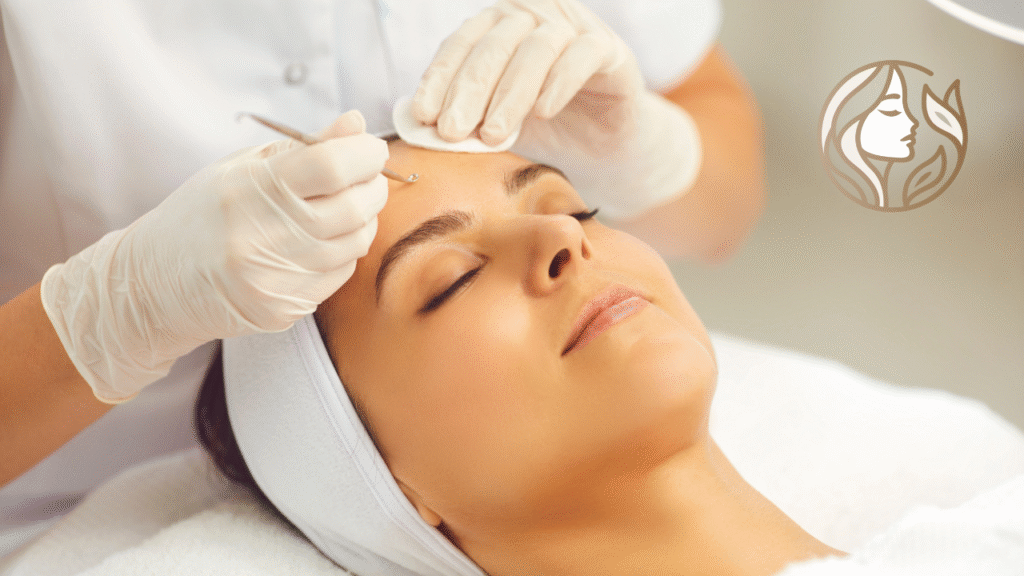 professional acne extraction treatment for clear skin