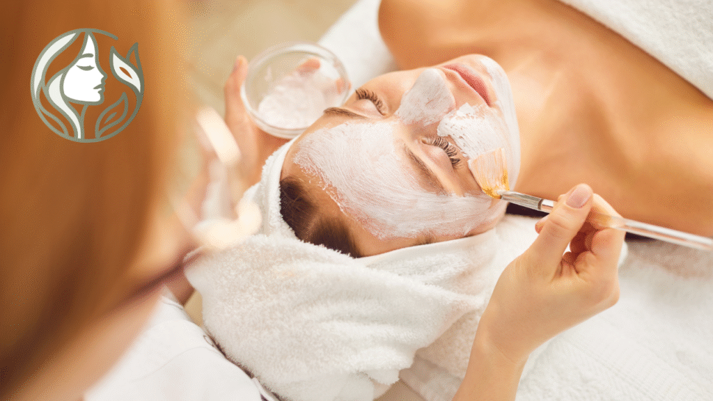 facial massage for improving blood circulation and reducing wrinkles